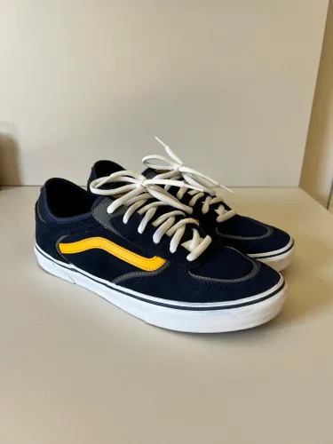 tenis vans rowley azul marinho 42