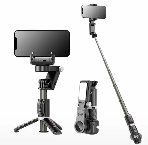 Gimbal Estabilizador Com Reconhecimento Facial Tripe 360° 