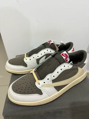 Tenis air jordan 1 low x travis scott