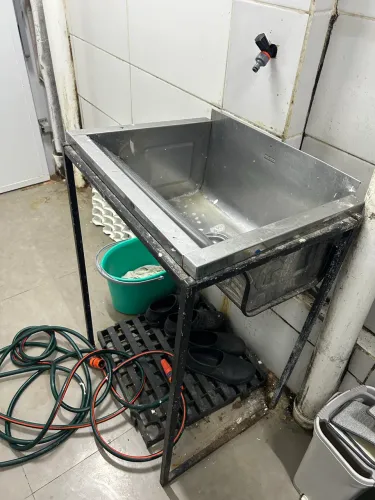 Taque de parede inox
