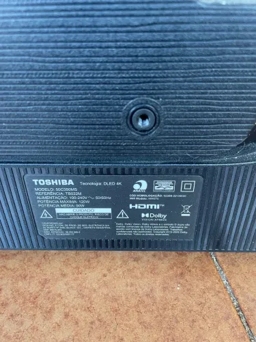 TV toshiba 55 polegadas com a tela quebrada 
