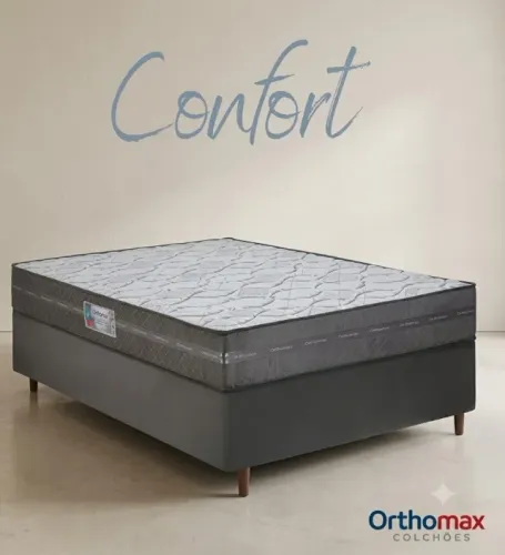 Conjunto Base com Colchão Espuma D45 de Casal novo!