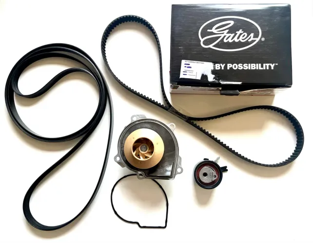 Kit Bomba D?água, Correia Dentada + Tensionador + Correia de acessórios. S10 2.8 Diesel