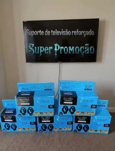 Suporte de televisão reforçado R$20 atacado e R$35 varejo