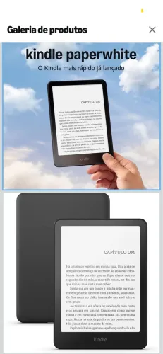 Kindle Paperwhite - Capinha incluso 