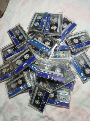 Fitas Cassetes Sony EFX usadas!