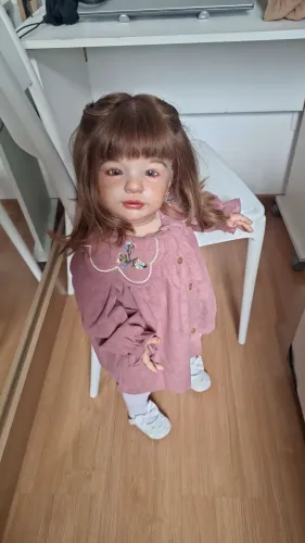 Bebê Reborn Toddler Kit Vito (cabelo humano)<br>humano)