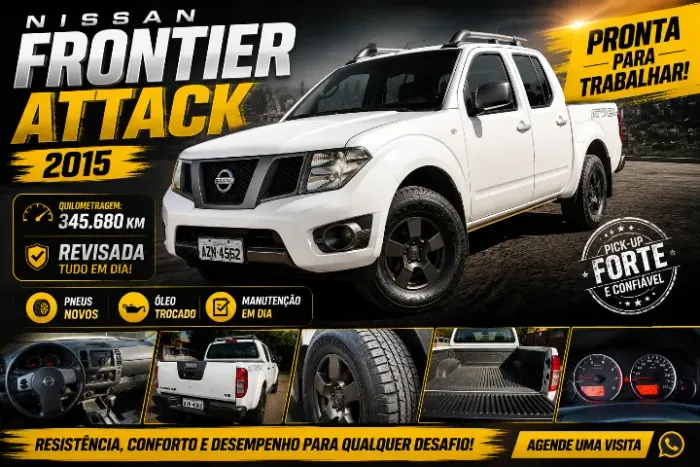 Nissan Frontier SV AT. CD 4X4 2.5 TB Dies. Aut. 2015