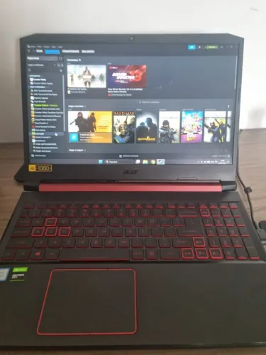 Notebook Acer Nitro i5 9th - 16bm RAM - GTX 1050 - 2TB HD - 156GB SSD NVME Full HD