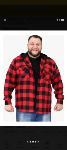 Camisa flanela Masculina