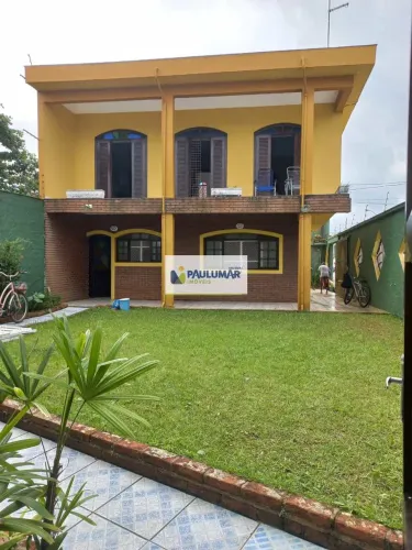 Sobrado com 3 quartos, Vila Atlântica, Mongaguá - R$ 650 mil, Cod: 832363