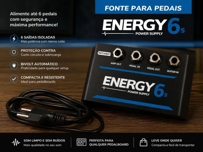 Fonte para Pedais Landscape Energy 6S