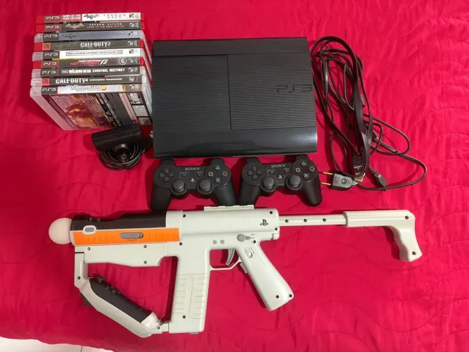 ?PS3 COMPLETO COM TODOS OS ACESSÓRIOS?