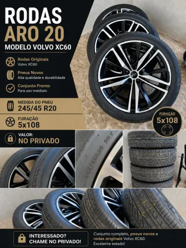 Roda e Pneu aro 20 Volvo XC60