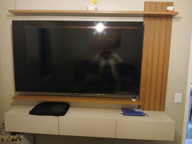 Rack com painel para tv de ate 65 polegadas
