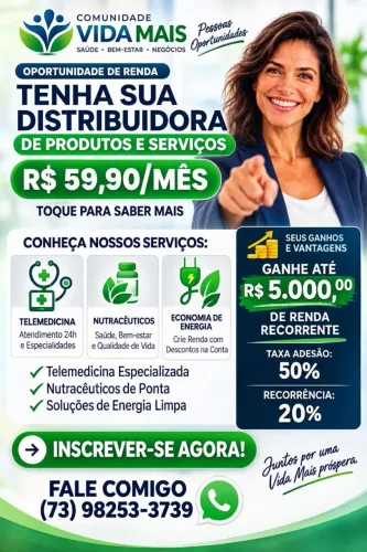 OPORTUNIDADE DE RENDA