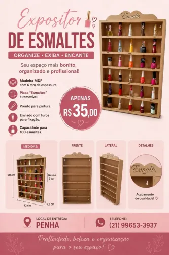 Expositor de esmaltes
