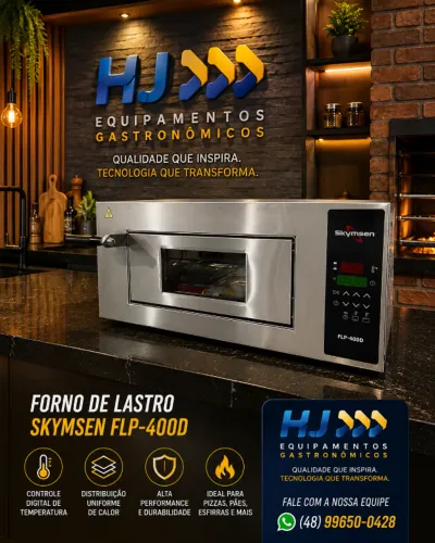 A.L FORNO DE LASTRO DIGITAL - PIZZA ASSADA EM 2 MINUTOS