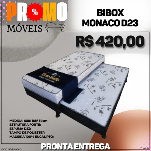 Cama box com auxiliar - ENTREGA IMEDIATA