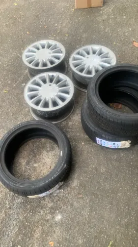 Rodas Chevrolet Omega Powertech aro 15/ 5 furos 