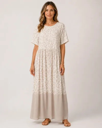 Vestido longo Shoulder tamanho 44 em viscose