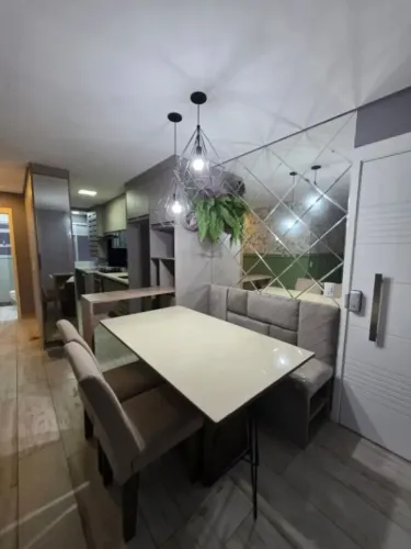 Apartamento mobiliado para alugar 51m² com 2 quartos/1vaga no Taboão - São Bernardo do Cam