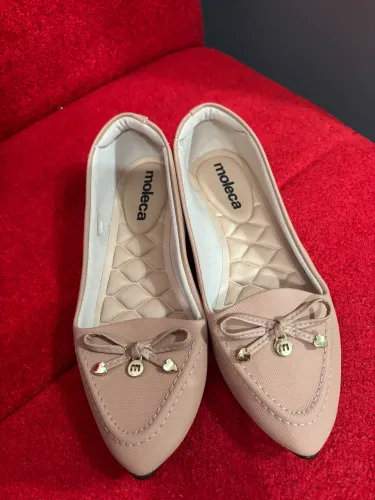 Sapatilha Feminina Moleca Laço Bico Fino numeração 36