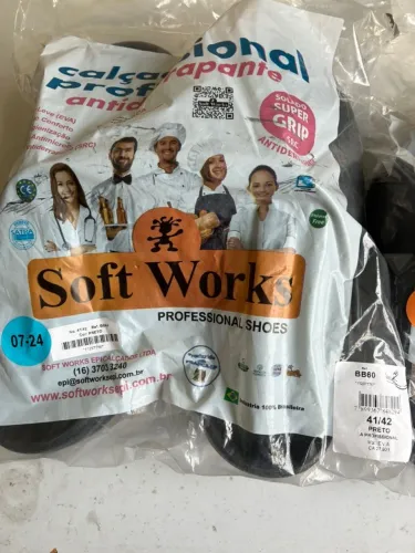 Calçado EPI Softworks ideal para cozinha