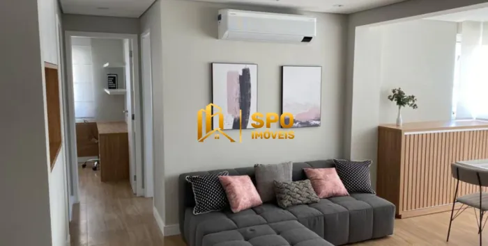 "Apartamento mobiliado na Vila Olímpia para locação 72m², 1 vaga"