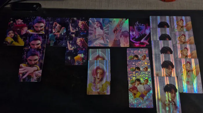 PHOTOCARDS GUERREIRAS DO KPOP DEMON HUNTERS (DESCRIÇÃO)
