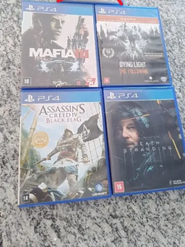 Lote de jogos PS4 - Diversos Títulos | Valores na Descrição