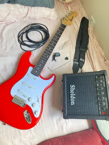 Kit guitarra + amplificador