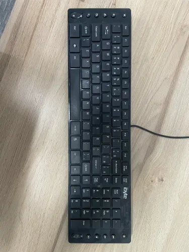 Teclado Multimídia Slim USB Ibyte KE-202CM Black Piano