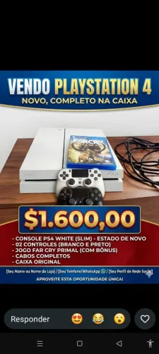 Ps4 branco 