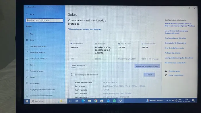 NOTEBOOK SAMSUNG LTD. 370E4K