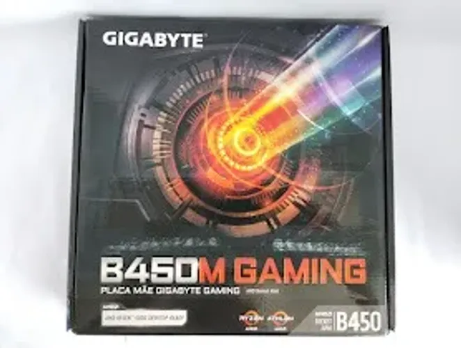 Caixa Vazia Placa Mãe: Gigabyte B450m Gaming