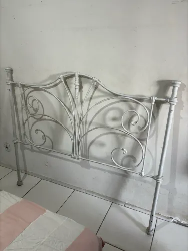 Cabeceira de ferro cama queen 