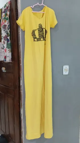 Vestido novo excelente pra quem ama longo