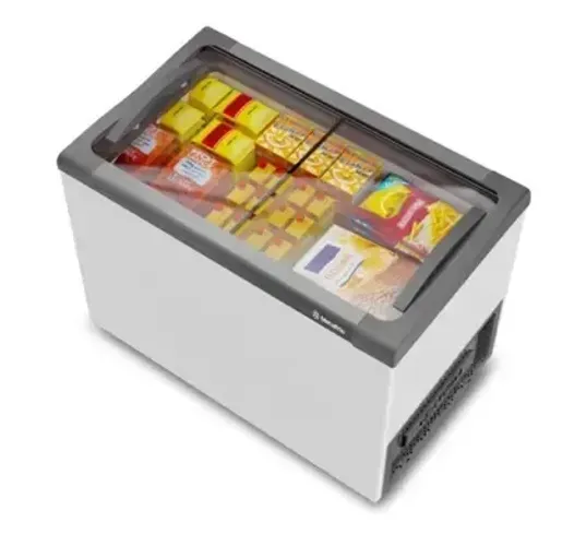 Freezer Horizontal Metalfrio 292 Litros Tampa De Vidro NF30SB Supra Branco - 220V