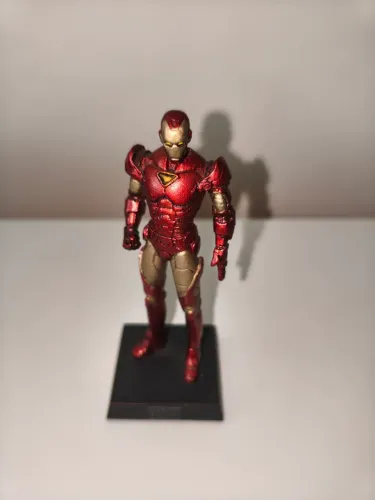 Miniatura Homem de Ferro Eaglemoss Marvel #12 Metal + Caixa + Fascículo