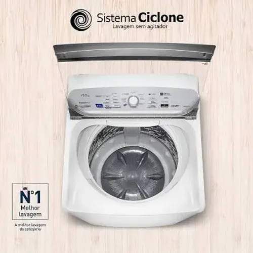 Máquina De Lavar Panasonic 17kg Na-f170b7wb Cor Branco