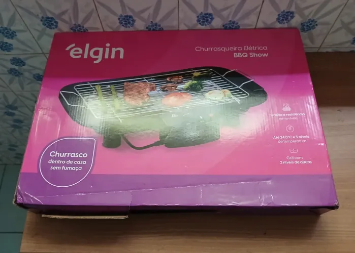 Churrasqueira Elétrica Elgin NOVO