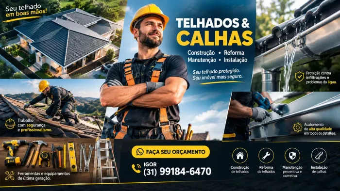 Instalador Calhas e telhados