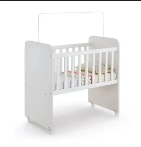 Mini berço com colchão+kit berço 