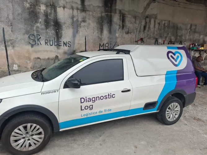 Capotas d Saveiro Robust de Fibra Baixa meia Tampa  Fibramaty 