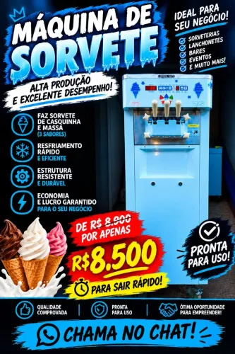 MÁQUINA DE SORVETE 