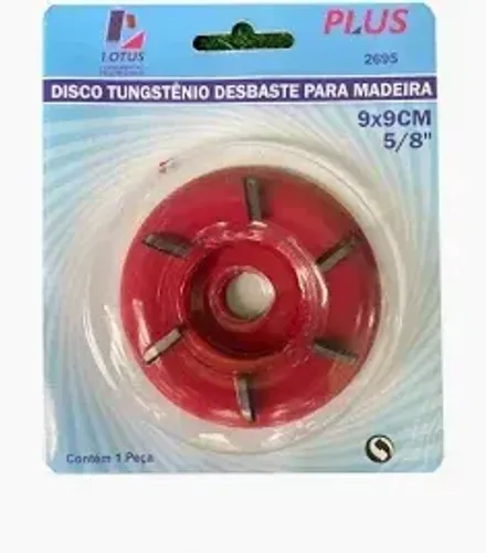 DISCO TUNGSTÊNIO DESBASTE PARA MADEIRA LOTUS 90MM