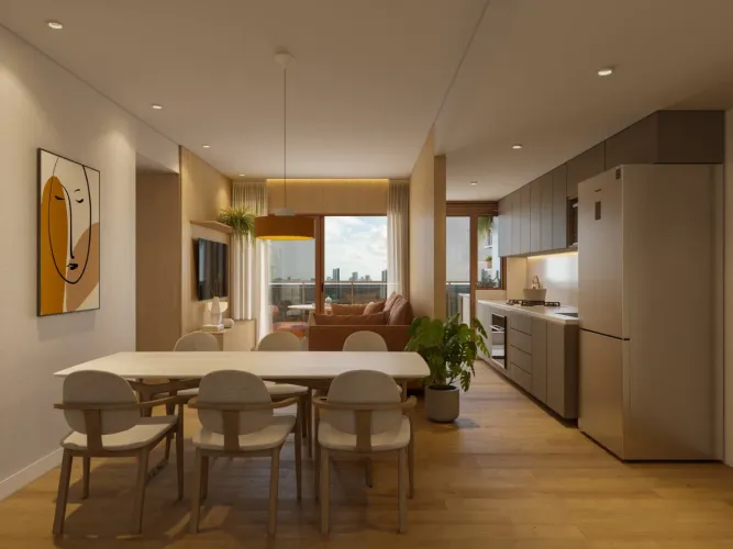 More na Ilha do Retiro no seu ACLF: Apartamento 3 quartos com 73m² e área de lazer complet
