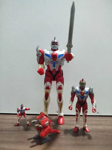 Bonecos Gridman / Superhuman Samurai - Figuras Vintage Antigas