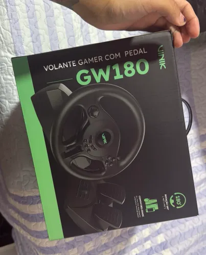 Vendo volante gamer com pedal